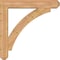 Ekena Millwork Thorton Craftsman Smooth Bracket w/ Offset Brace, Western Red Cedar, 7 1/2"W x 42"D x 42"H BKT0806X42X42THR04SWR - alternate 2